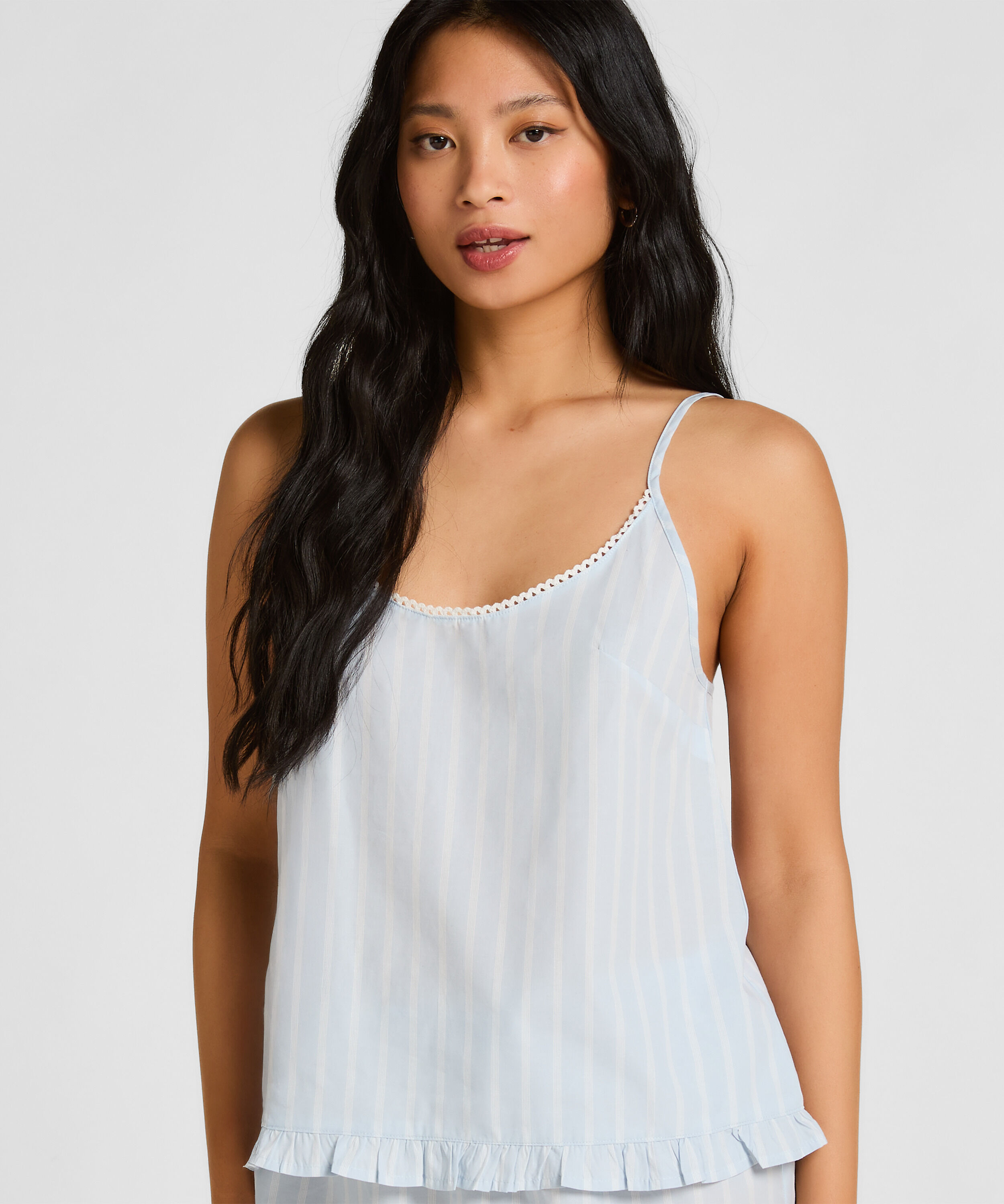 Cami Woven, Blå Cami Woven, Blå