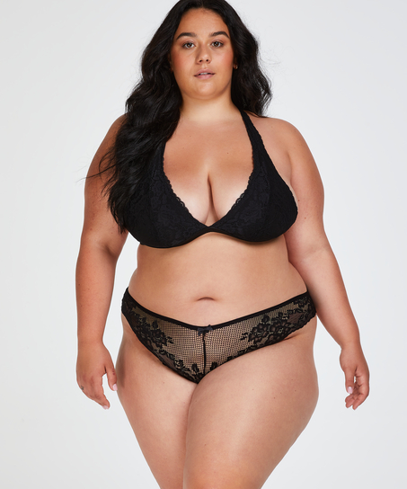 Brasiliansk truse Bianca, Svart