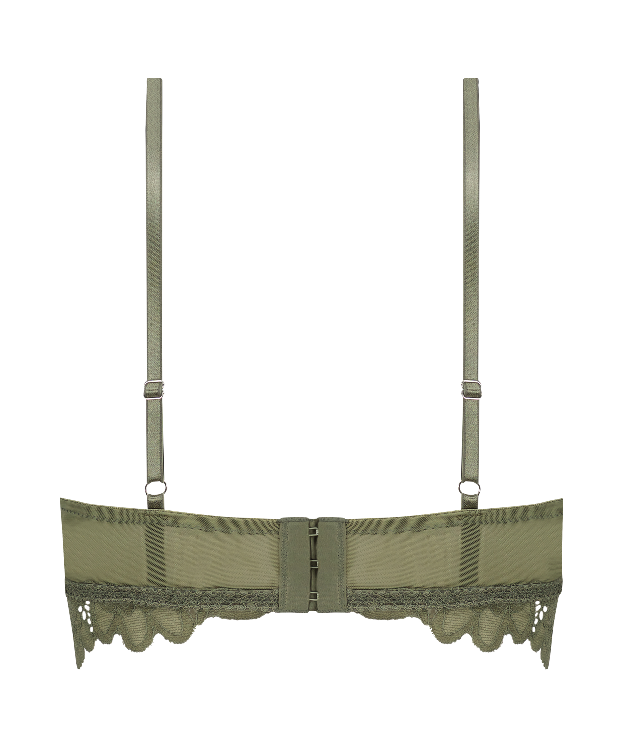 Vattert bh uten b&oslash;yle longline Shiloh, Gr&oslash;nn, main