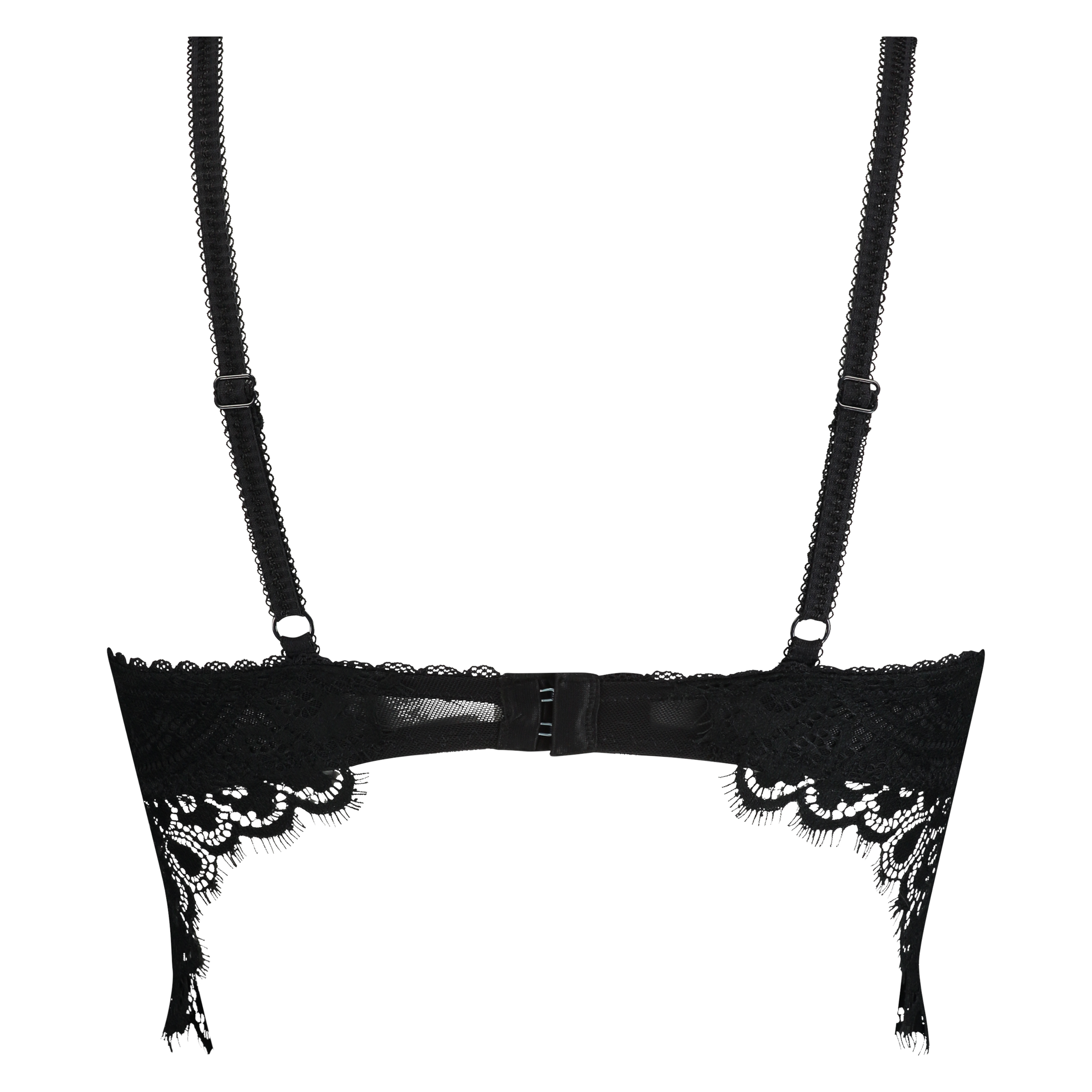 Alicia Padded Underwired Longline Bra, Svart, main