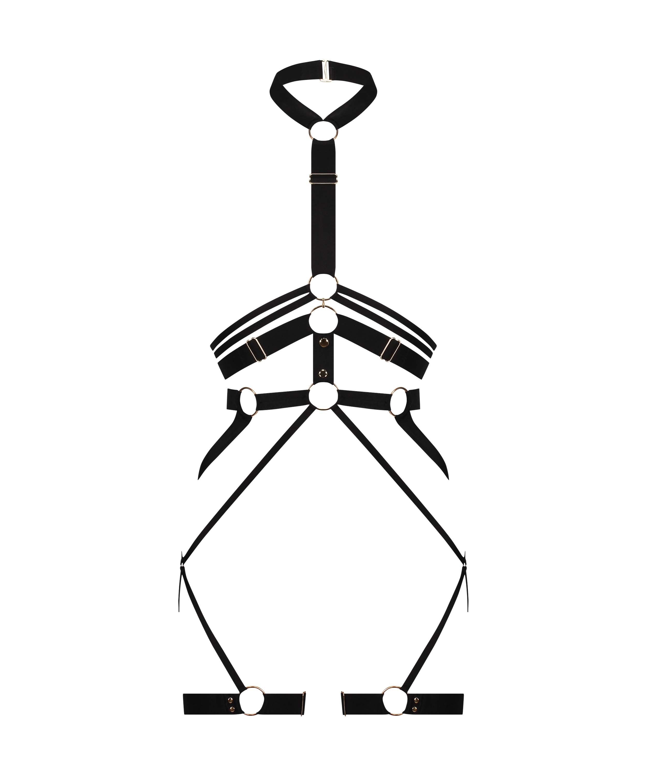 Private Harness, Svart, main