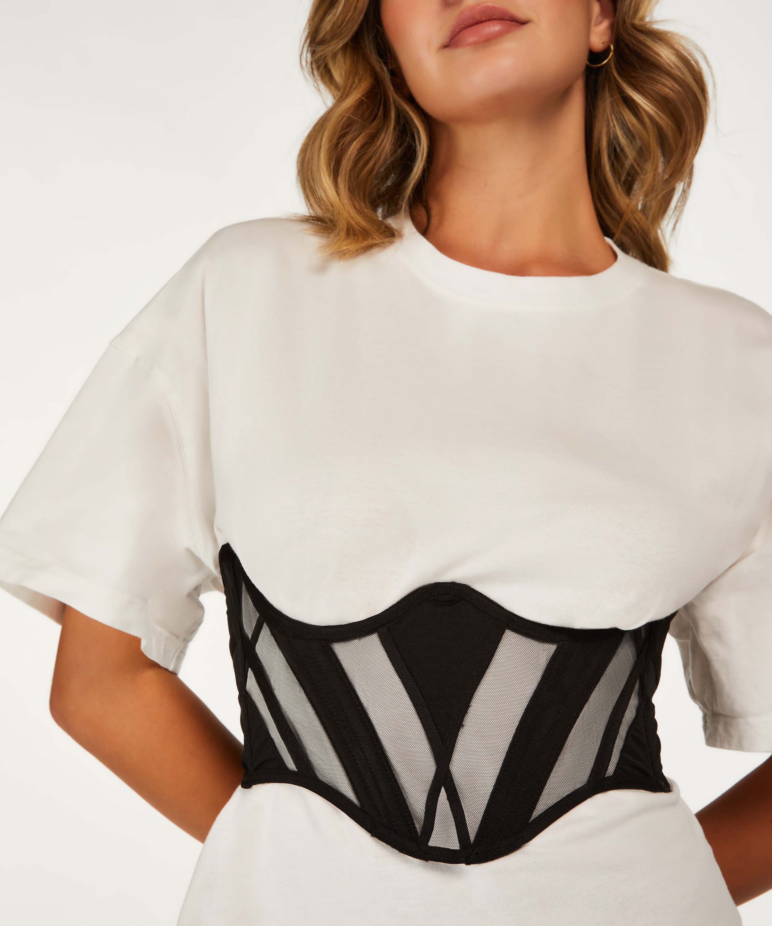 Bustier Slay, Svart, main