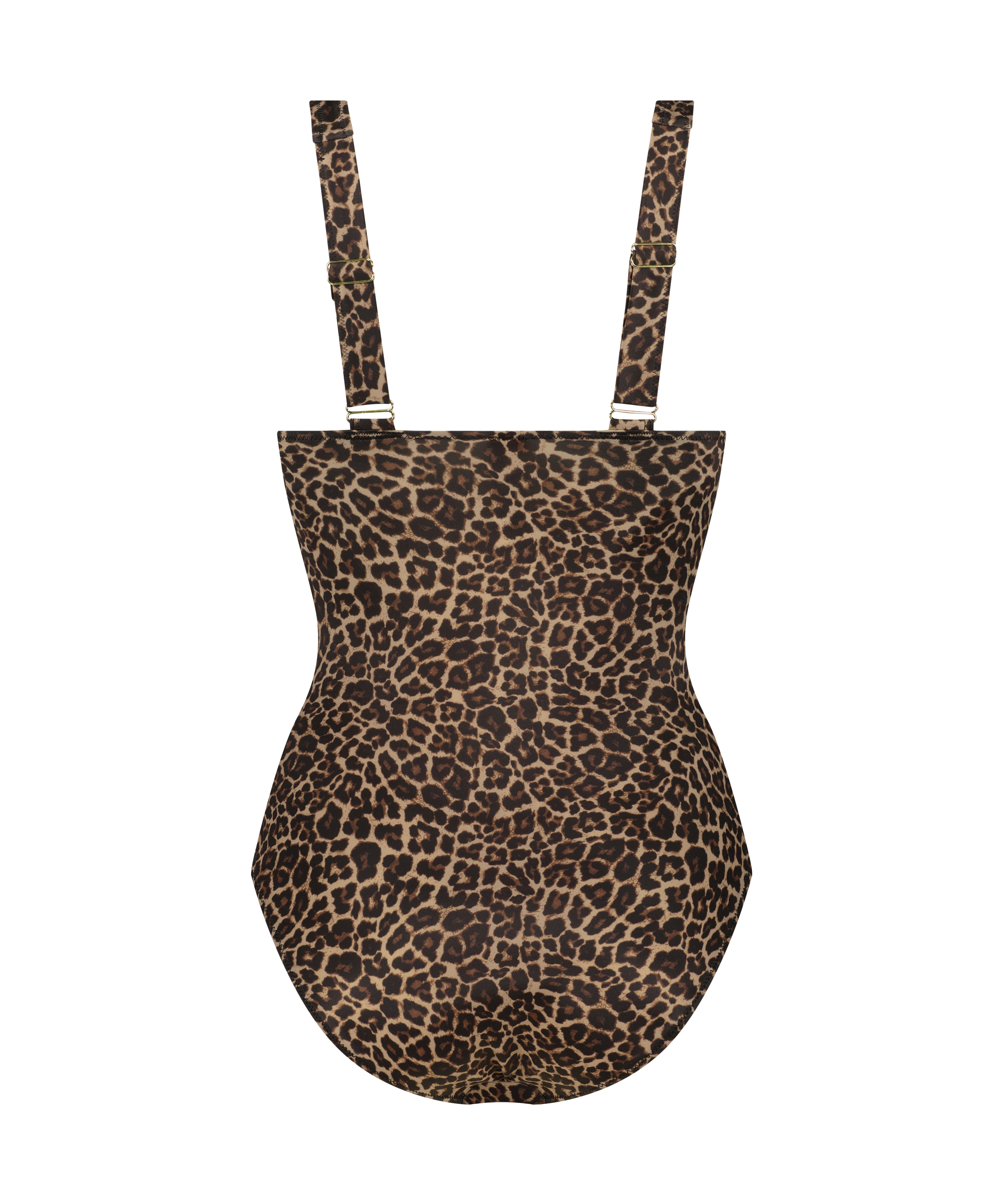 Leopard badedrakt, Brun, main