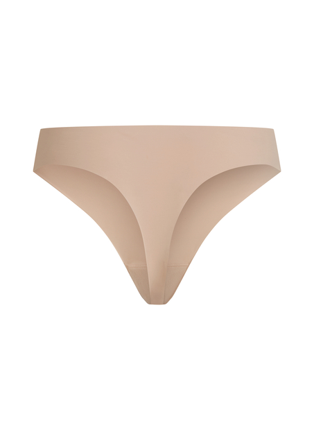 Usynlig grunnleggende thong, Beige
