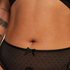 Indiana Curvy brasiliansk truse, Svart