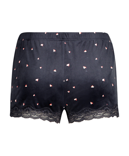 Velvet hearts shorts, Gr&aring;