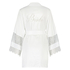 Kimono Bridal i sateng, Hvit