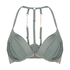 Polstret pushup-BH med bøyle Nicole, Grønn