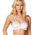 Padded underwired bra Dide, Hvit