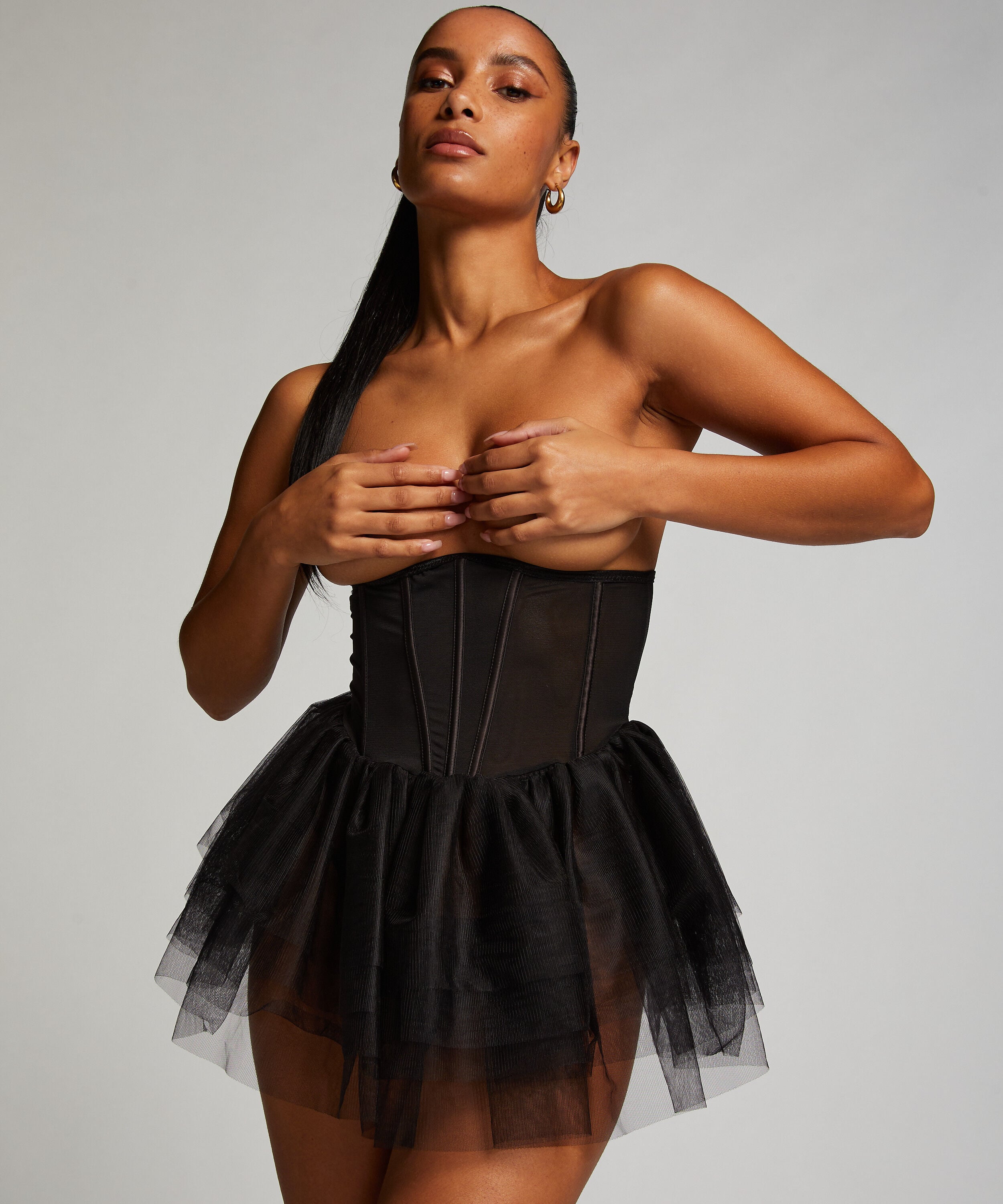 Private Tutu Corset, Svart