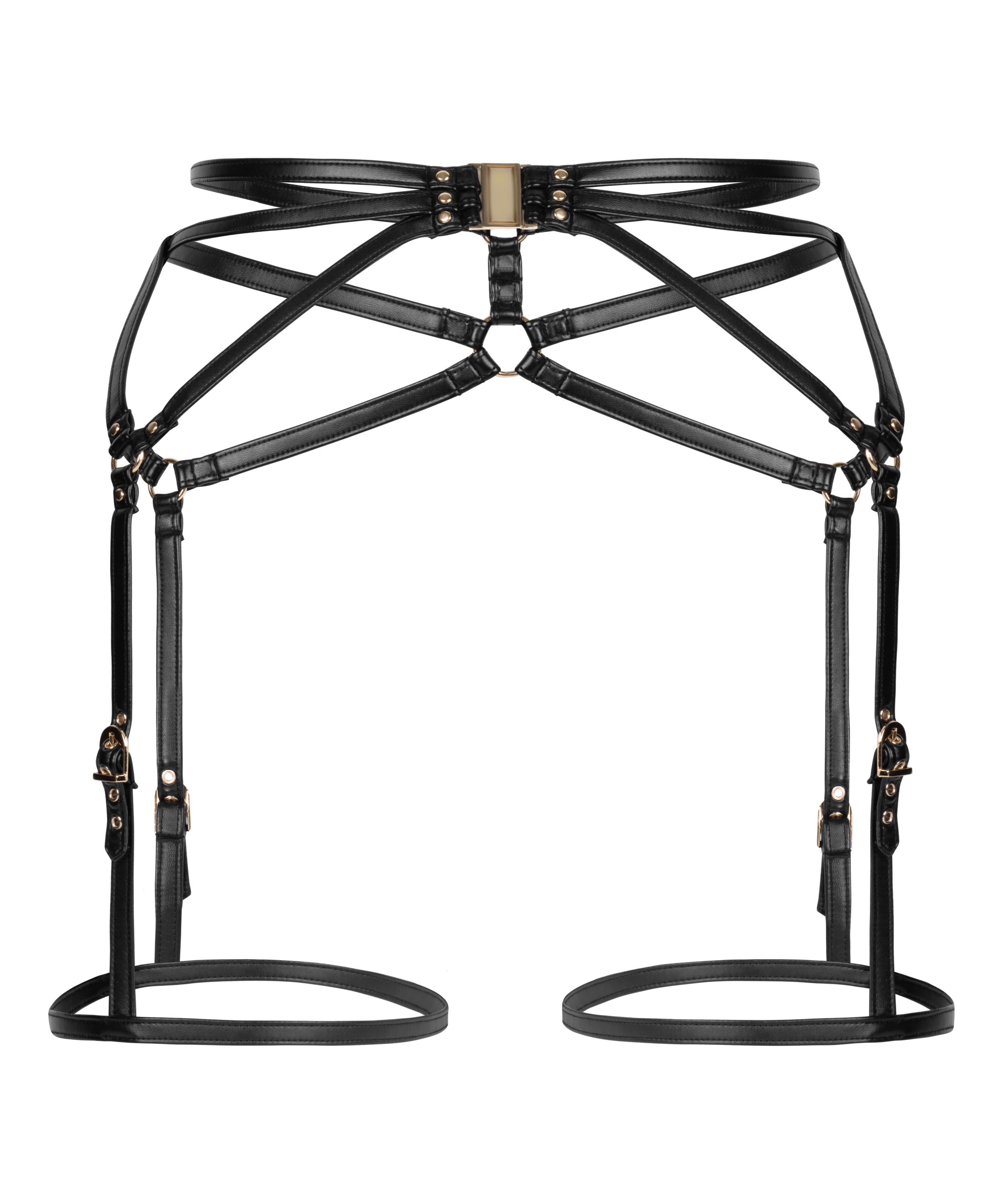 Private Sele i imitert skinn, Svart, main