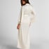 Kimono Long Satin Valerie, Hvit