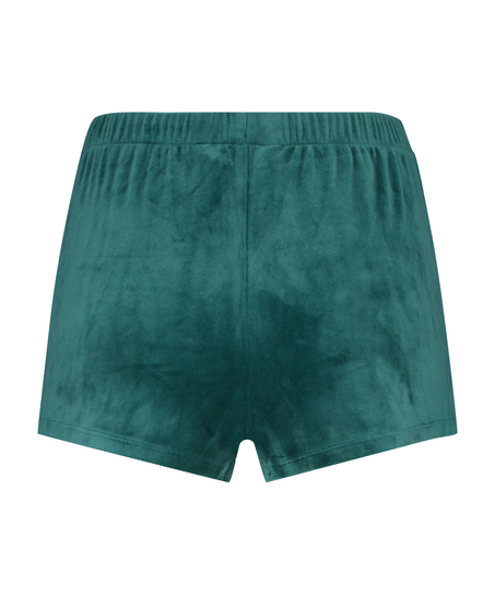 Velours shorts, Grønn