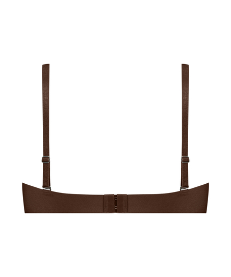 Vattert bh met bøyle stroppeløs Jane, Brun