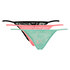 3-pack tangas lace, Blå