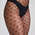 Tights heklet, Svart