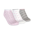 3-Pack Cotton Trainer Liners, Rosa