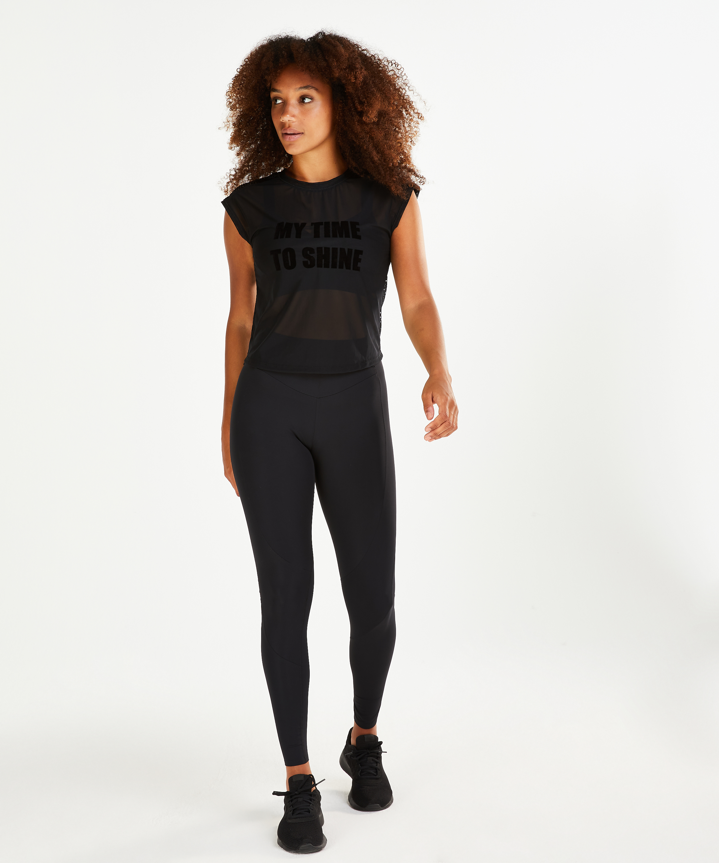 HKMX Time to shine sportstopp, Svart, main