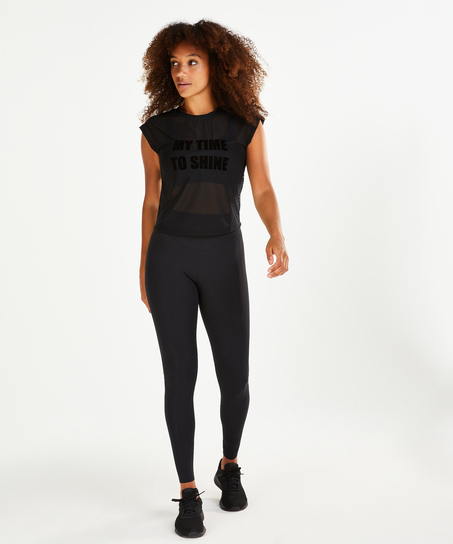 HKMX Time to shine sportstopp, Svart