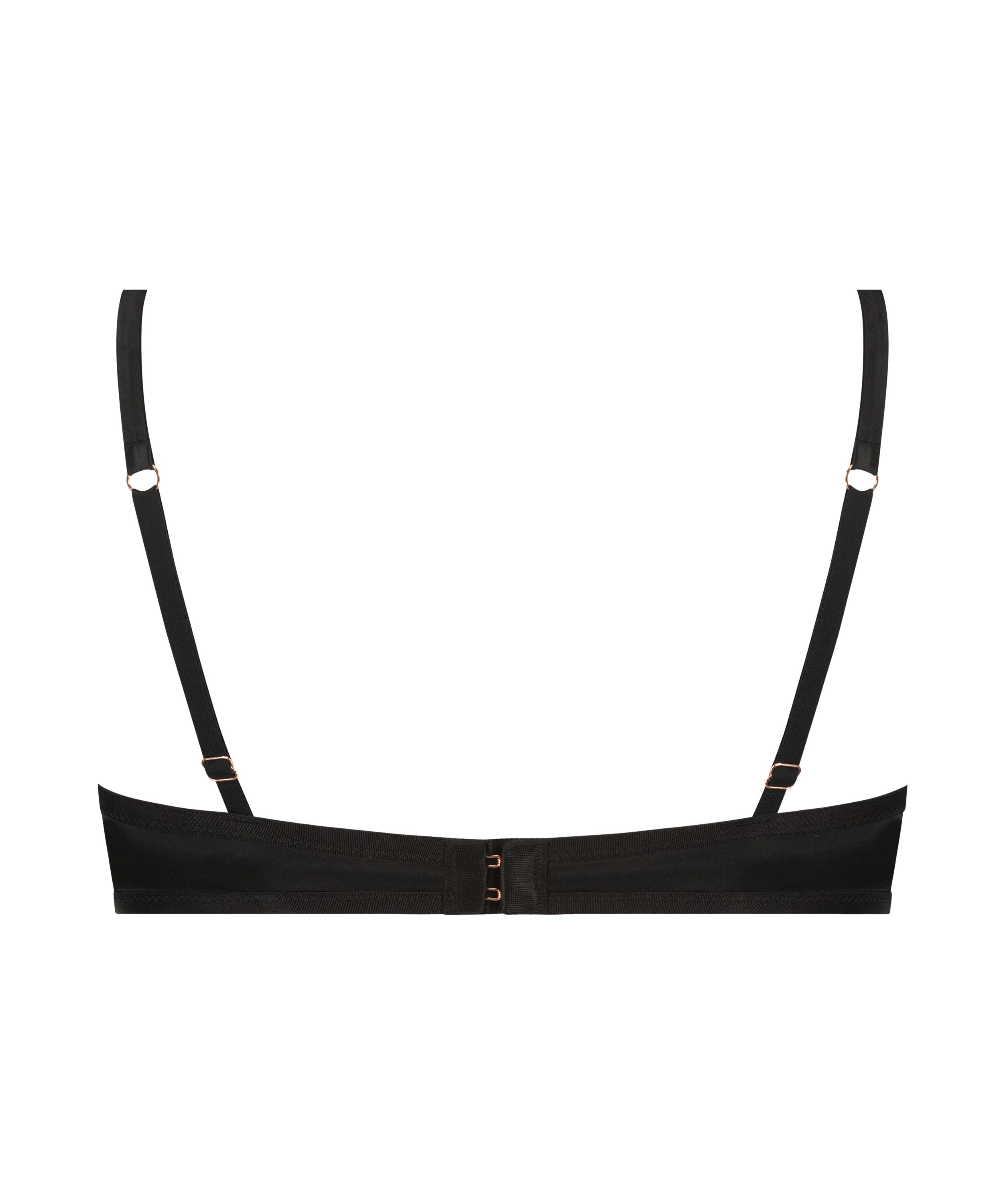 Helena uforet BH med bøyle, Svart, main