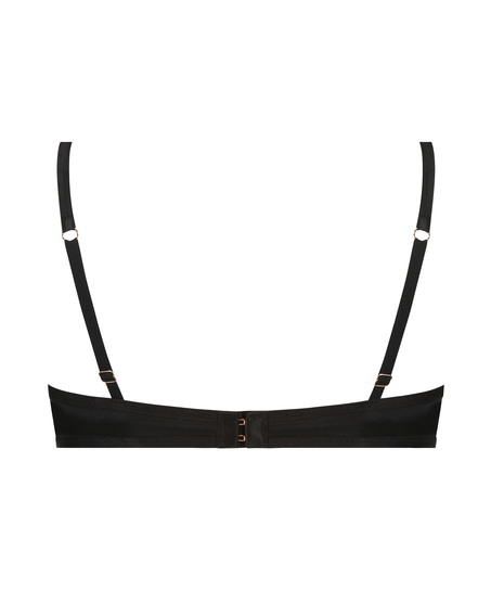 Helena uforet BH med bøyle, Svart