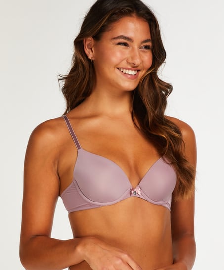 Vattert bh med b&oslash;yle Plunge, Lilla