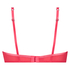 Polstret spile-BH med halve skåler Duckie, Rød