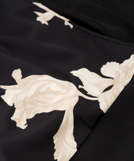 Bloom satengkimono, Svart