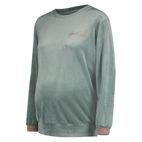 Amme-topp Velours, Grønn