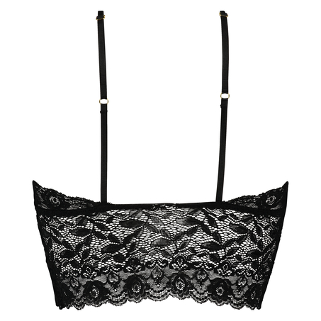 Bralette longline Fancy, Svart