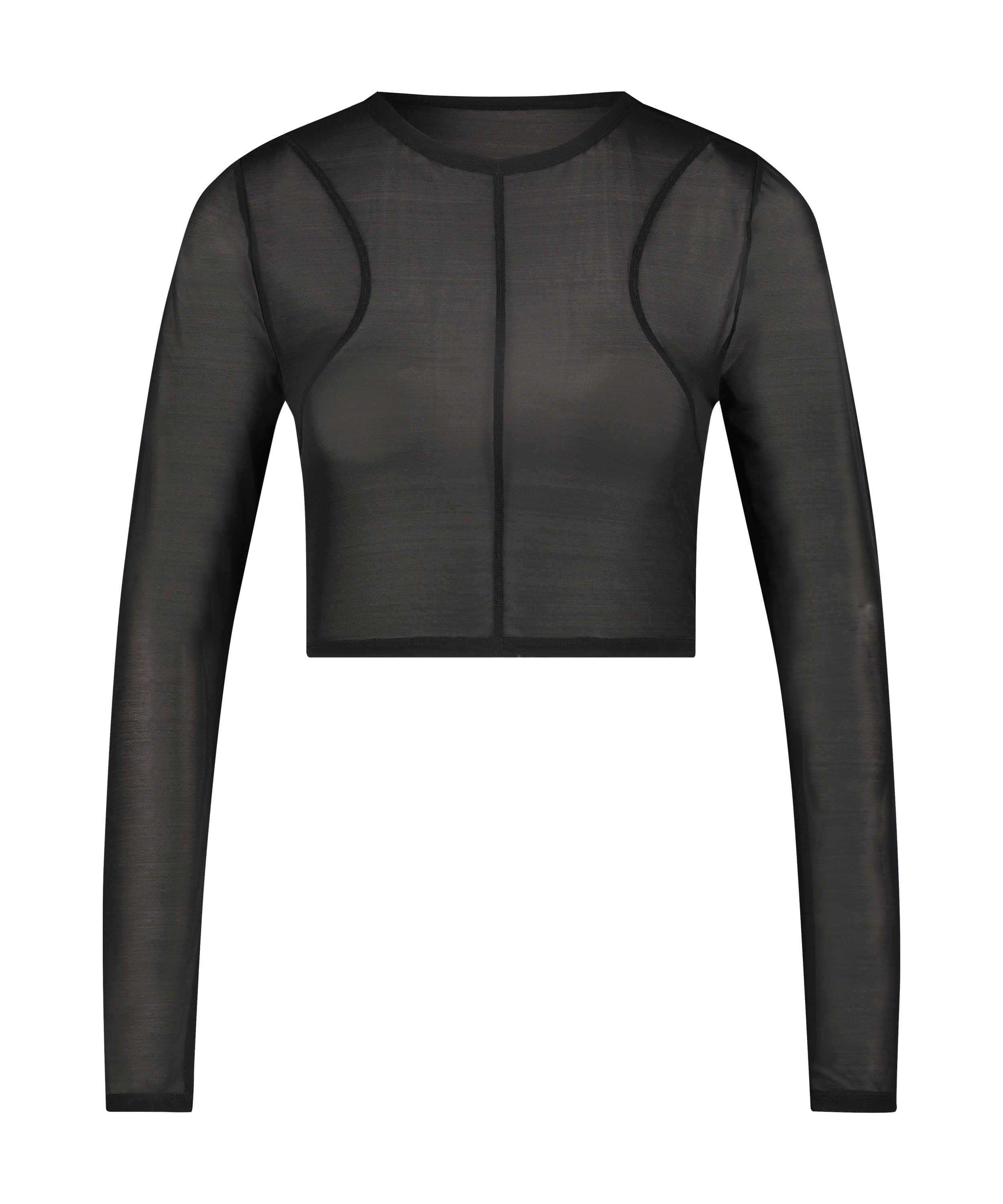 Lia nettingtopp HKM x NA-KD, Svart, main