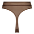 G-streng med h&oslash;y skj&aelig;ring Sexy Tease, Brun