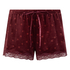 Velvet lace shorts, Lilla
