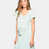Nightshirt V-neck, Gr&oslash;nn