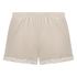 Shorts i blondevelur, Beige