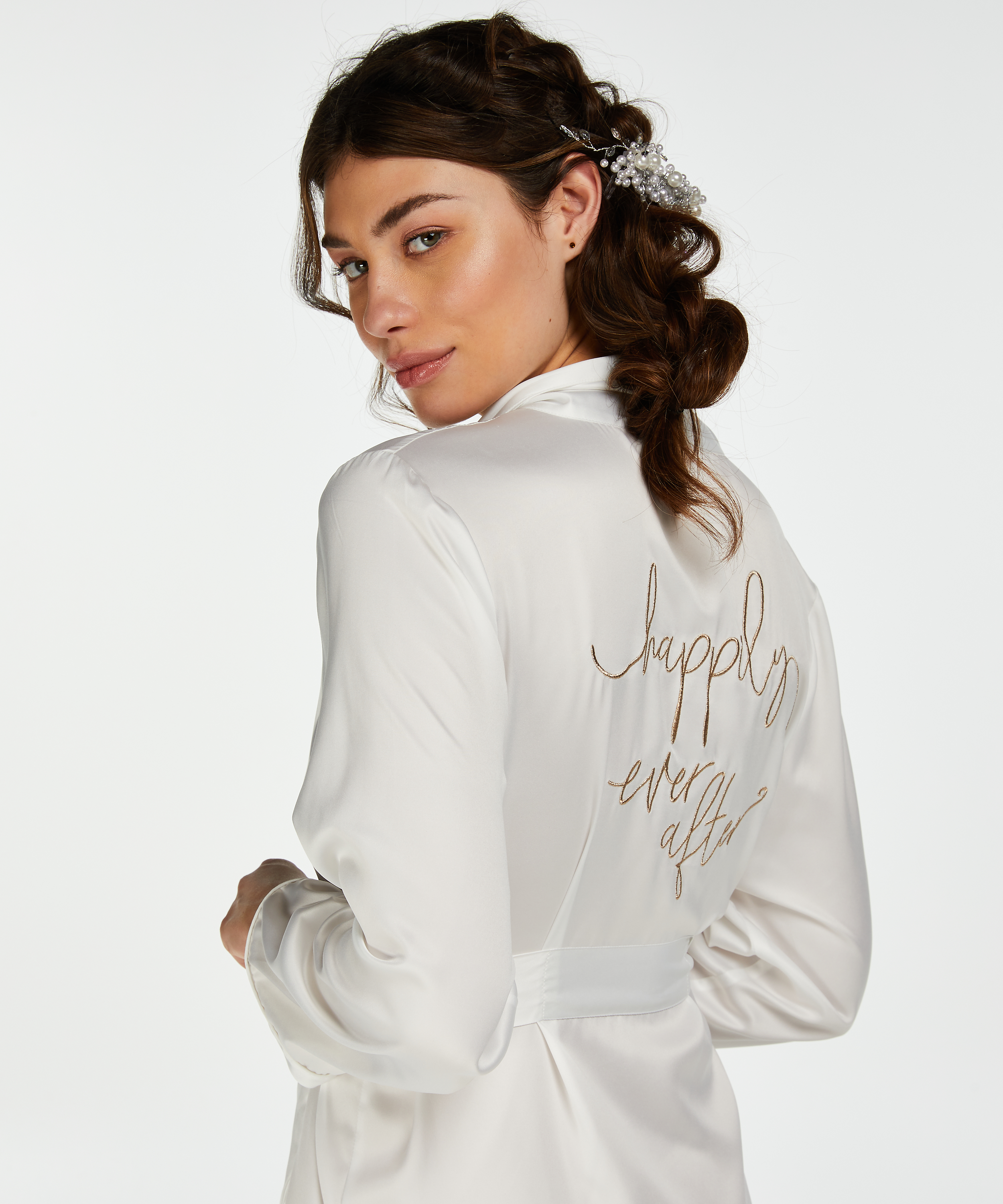 Kimono Bridal, Hvit, main