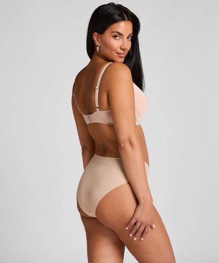 Polstret BH med bøyle Smooth, Beige