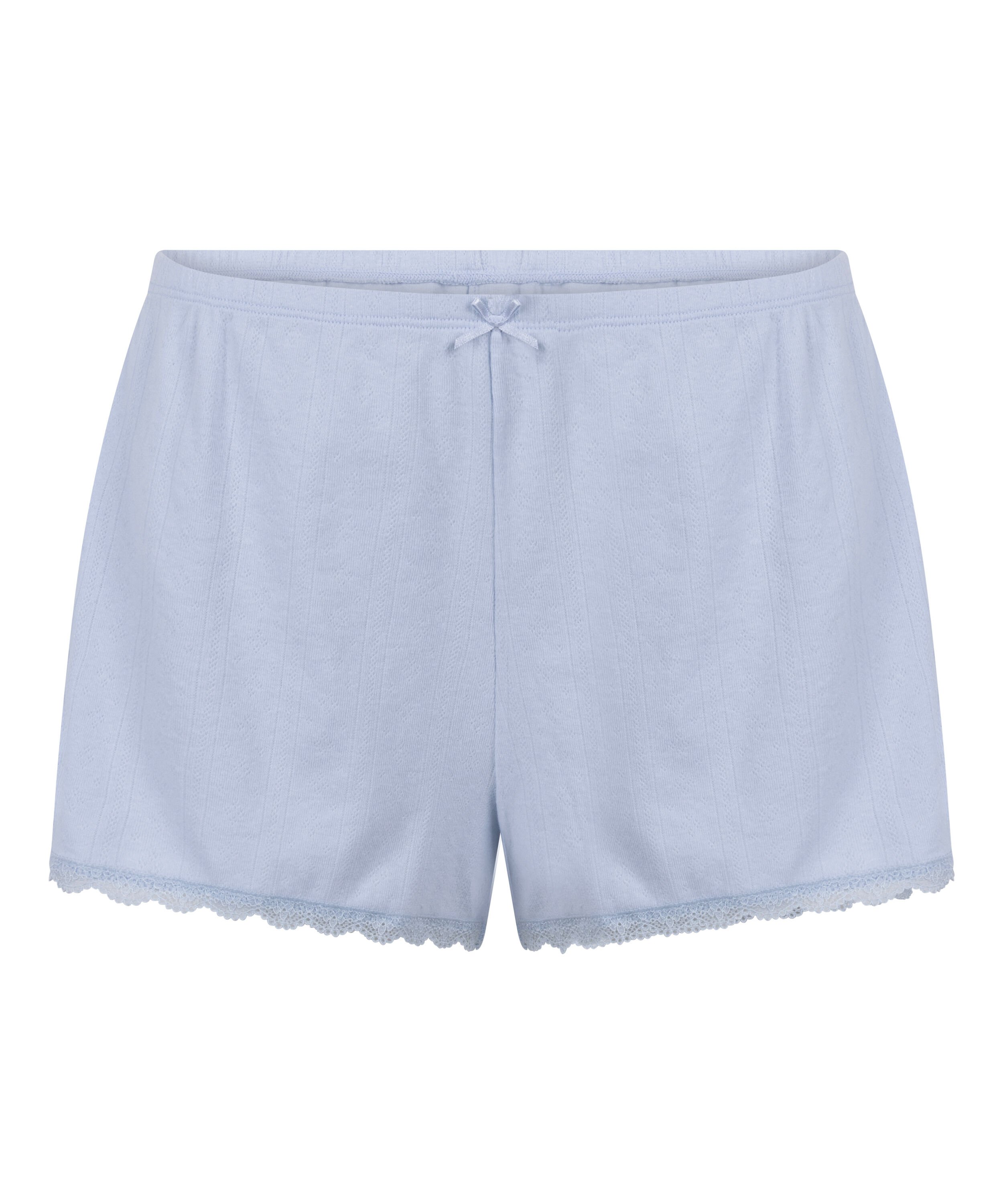 Pointelle shorts, Bl&aring;