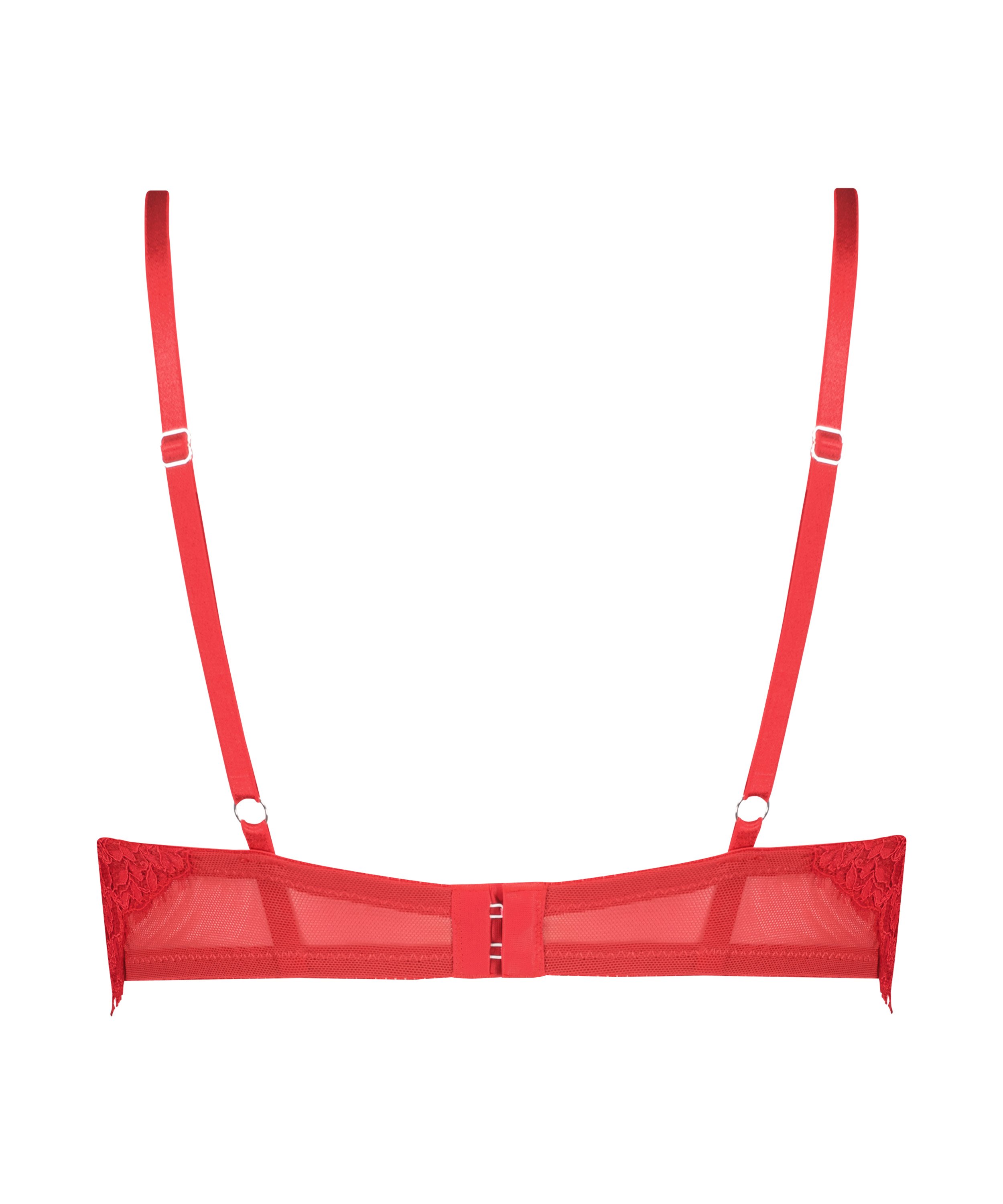 Pauline longline polstret spile-BH, Rød, main