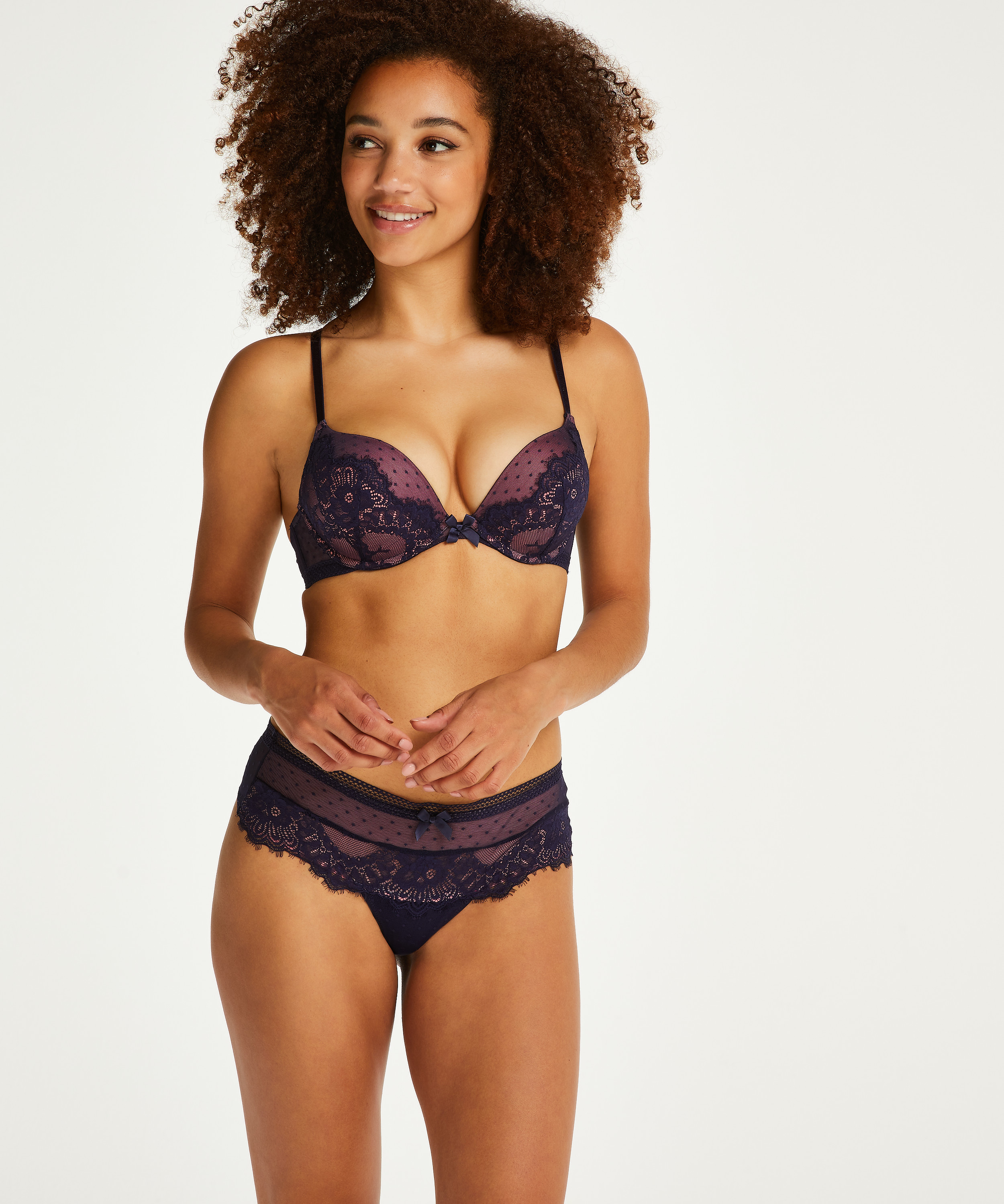 Bessie hipster-string, Blå, main