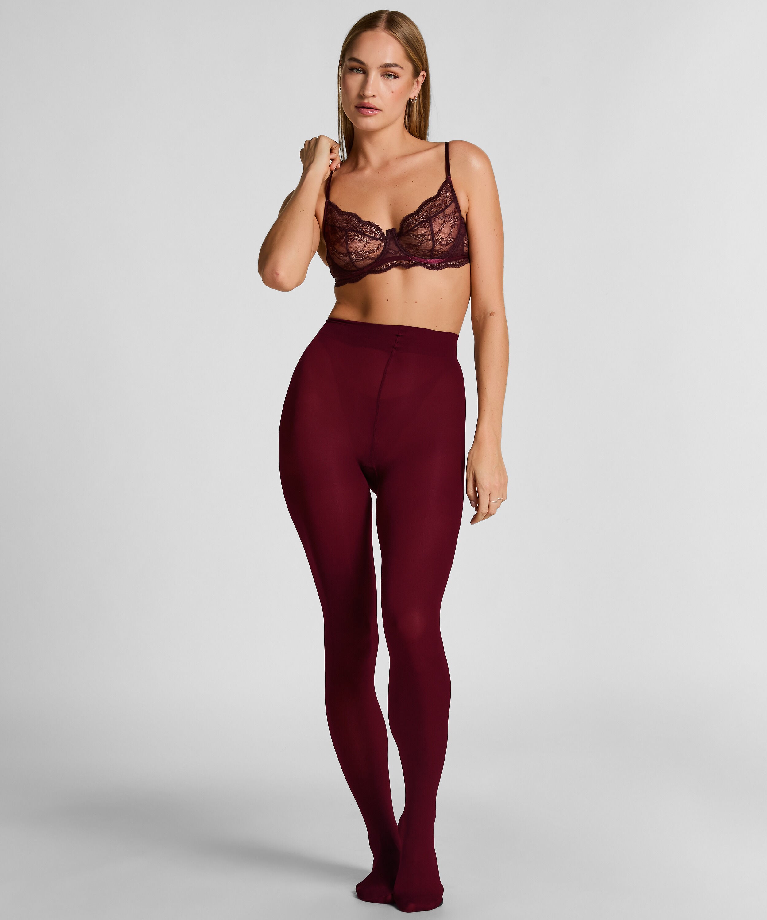 Strømpebukse 50 Denier Velvet Touch, Lilla Strømpebukse 50 Denier Velvet Touch, Lilla