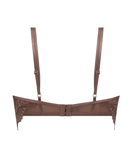 Uvattert bh med b&oslash;yle longline Raquel, Brun