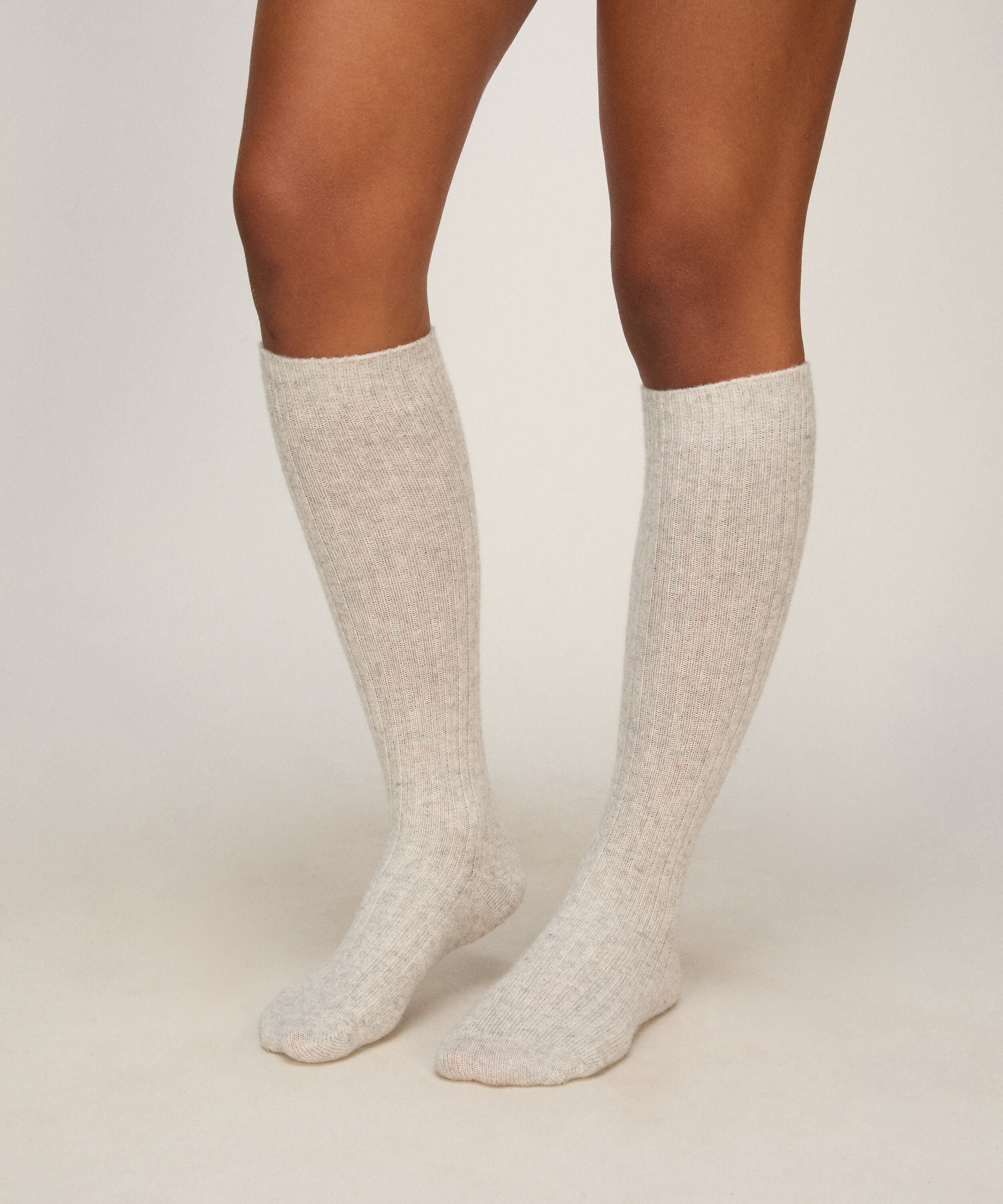 Cashmere Blended Sokker, Grå Cashmere Blended Sokker, Grå