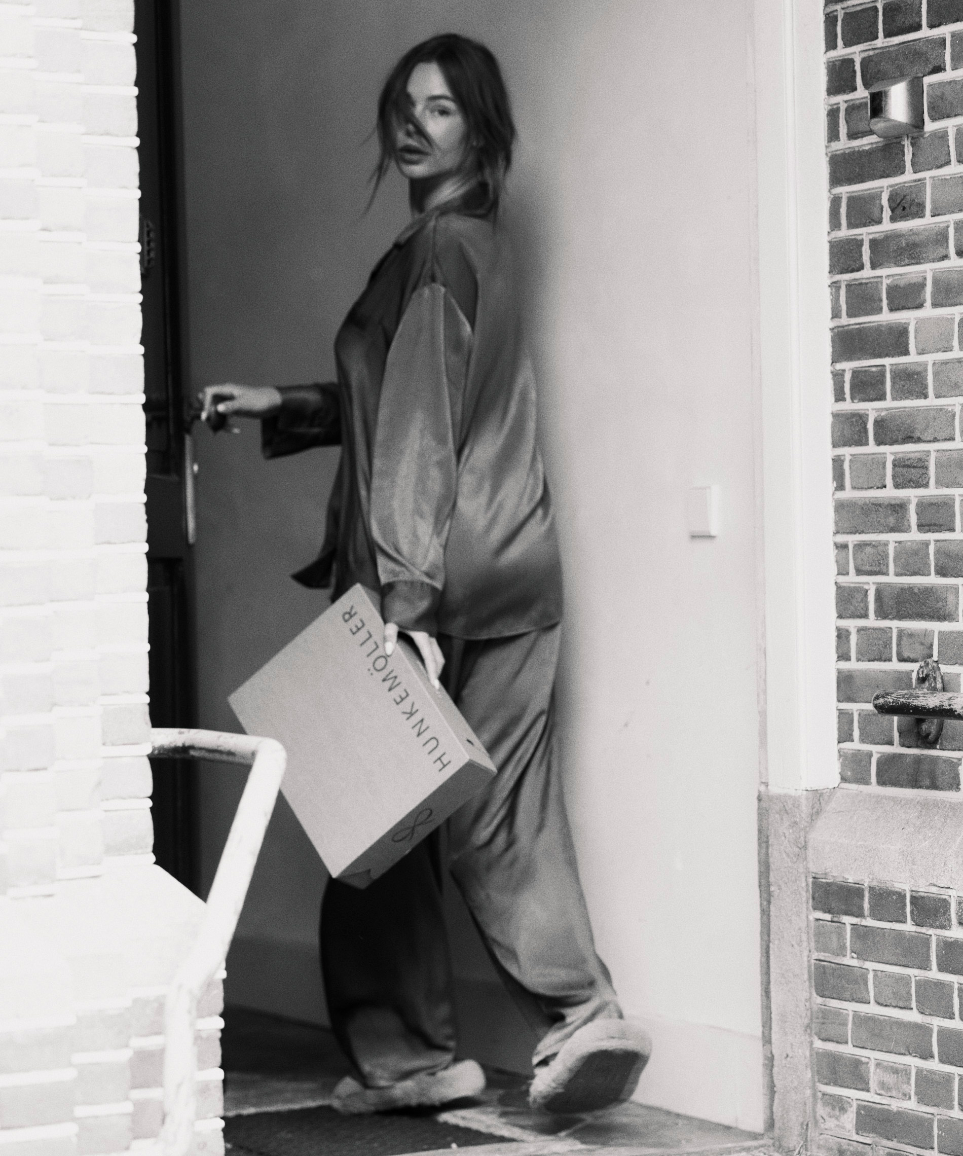 Satengbukser, Blå, main