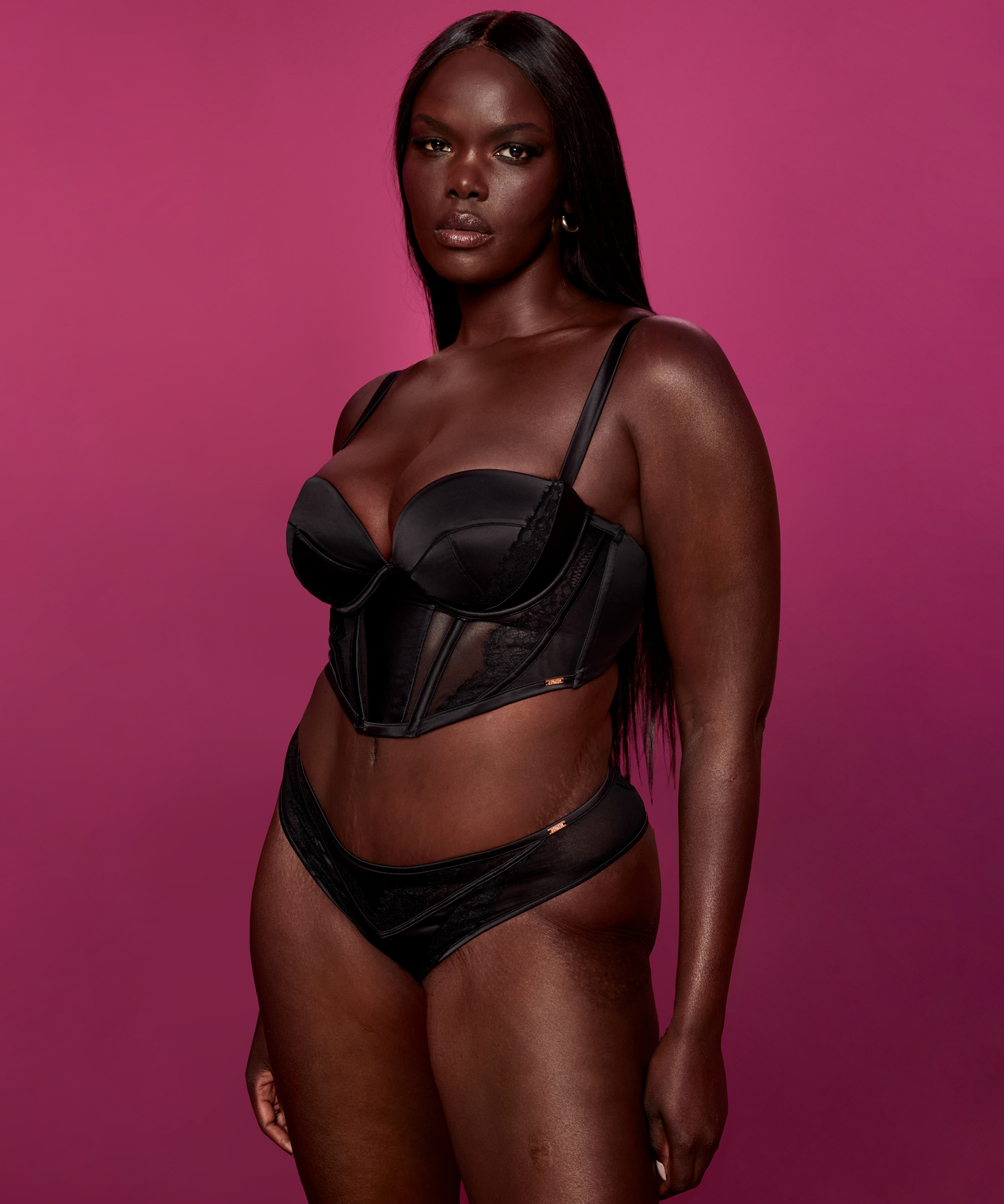 Brazilian-truse Nicole, Svart, main