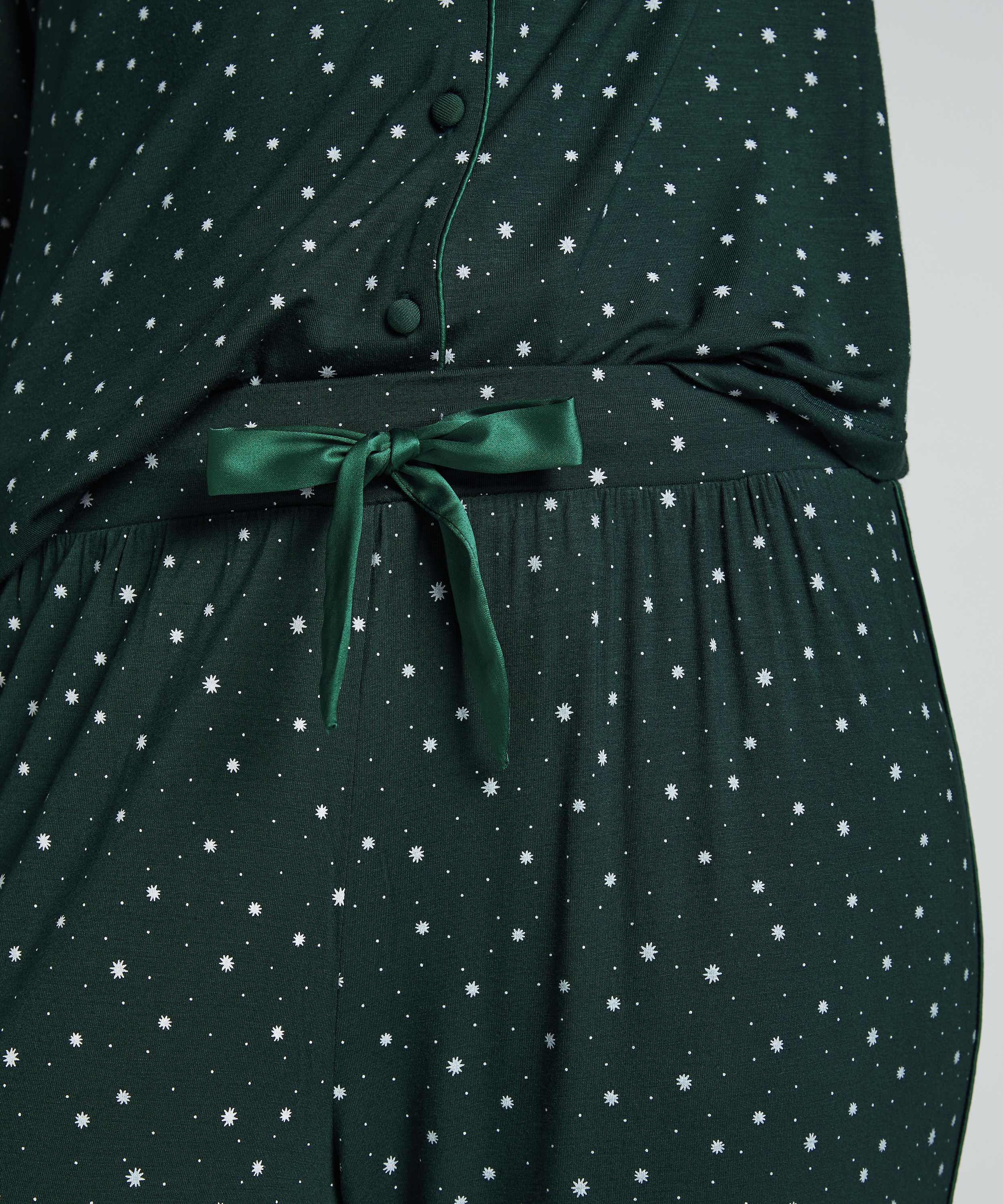 Pyjamabukser Jersey, Gr&oslash;nn, main