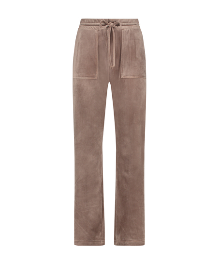 Joggebukse av velur, Brun