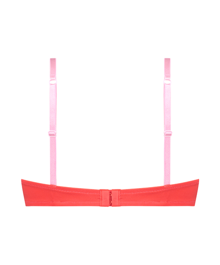 Polstret spile-BH Lace & Shine, Rød