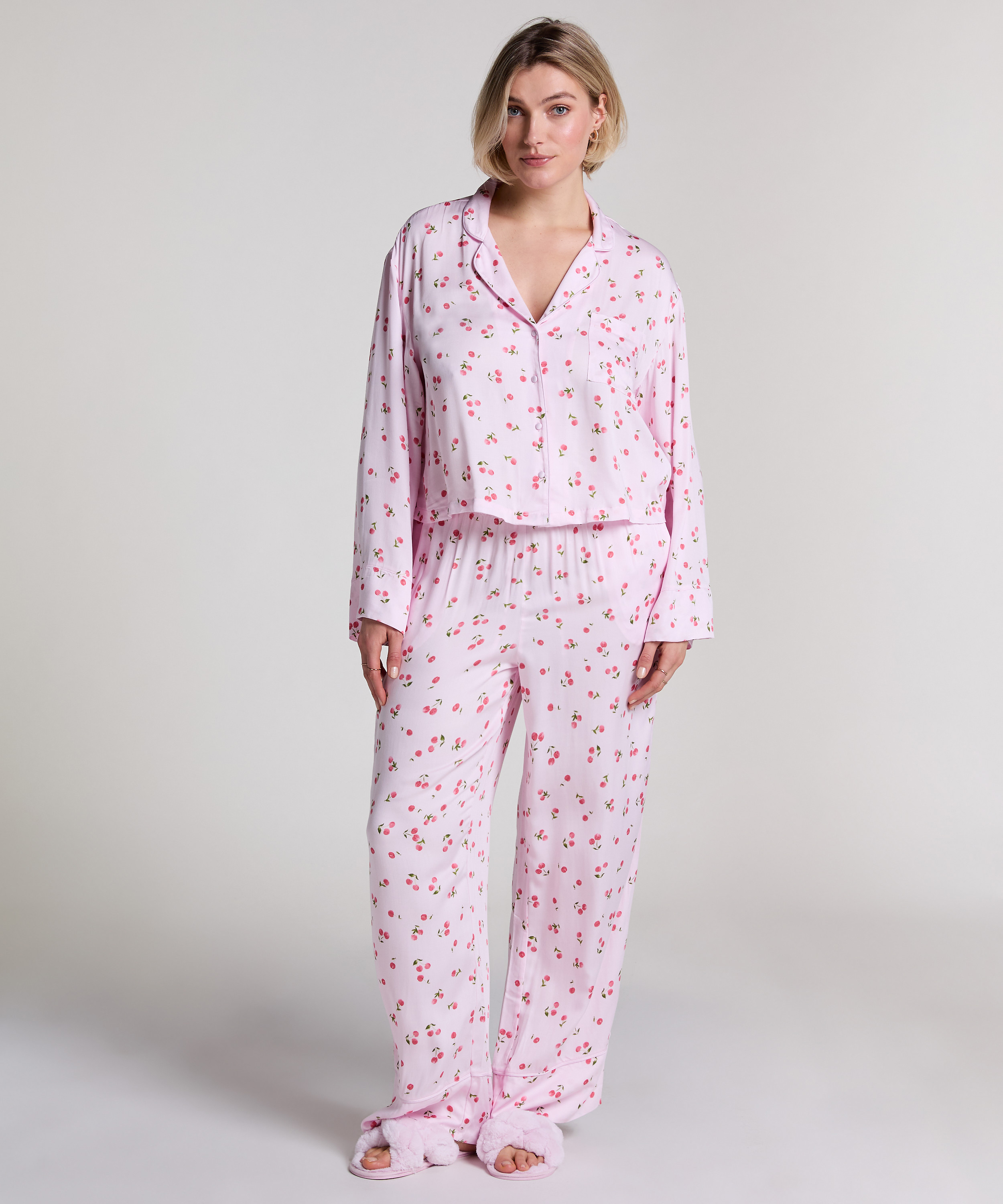 Satengbukser, Rosa, main