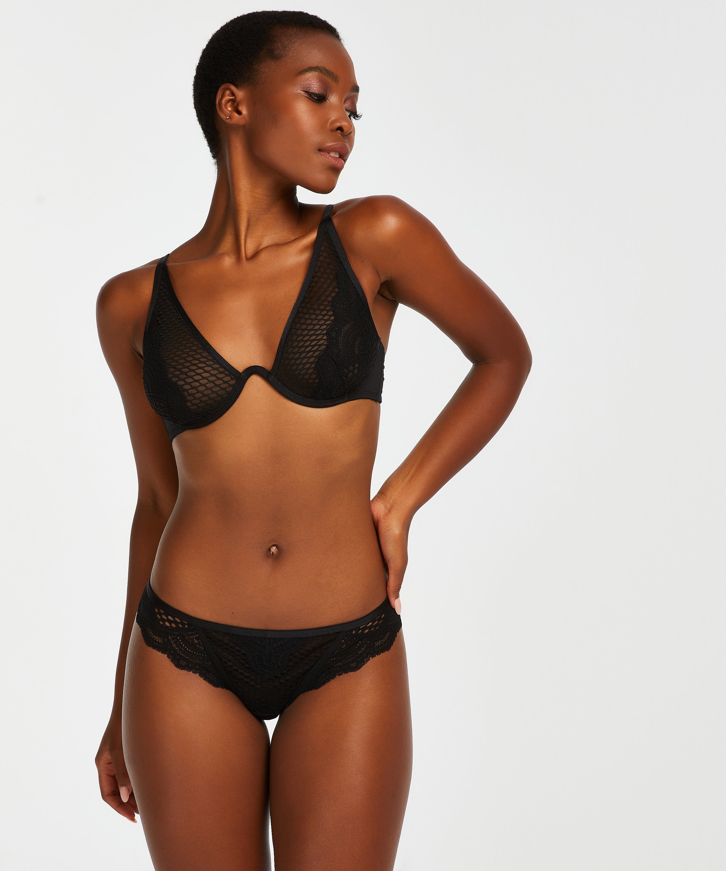 Duckie spile-BH uten polstring, Svart, main